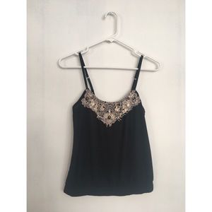 EXPRESS Crochet Detail Tank